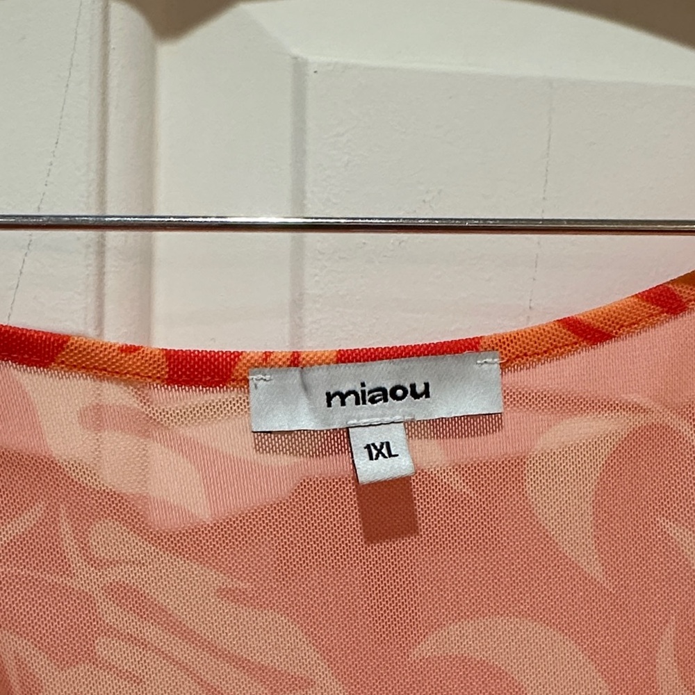 Miaou Multicolor Patchwork Sleeveless Blouse - image 2